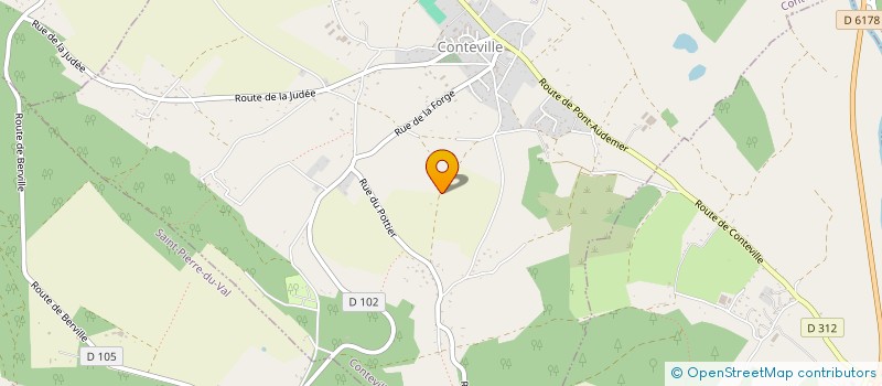 localisation de l'entreprise MADAME LAETITIA CHAMMOUMA  CONTEVILLE