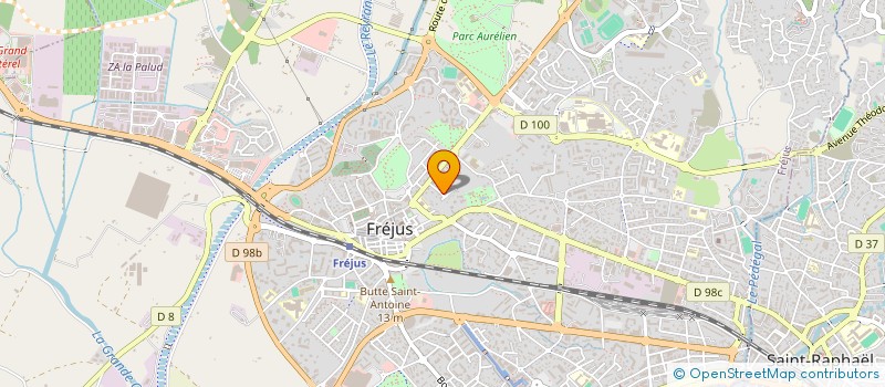 localisation de l'entreprise MADAME LAETITIA CHAMOZZI à FREJUS