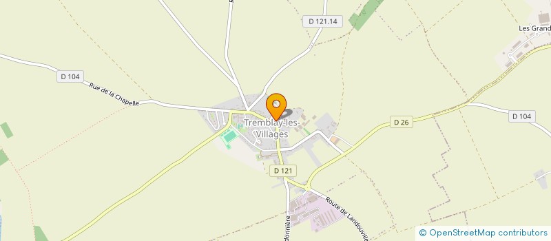 localisation de l'entreprise MADAME LAETITIA CHANTHARASY à TREMBLAY-LES-VILLAGES