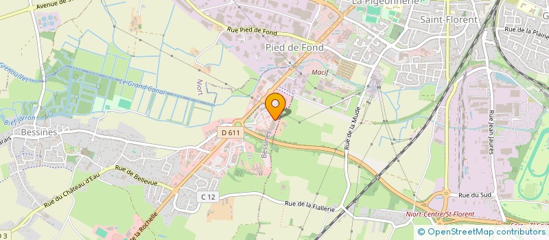 localisation de l'entreprise MADAME LAETITIA CHAPELIER  BESSINES