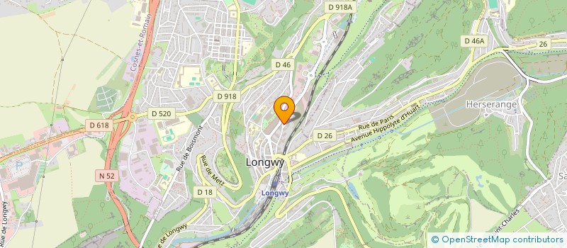 localisation de l'entreprise MADAME LAETITIA CHARLET à LONGWY