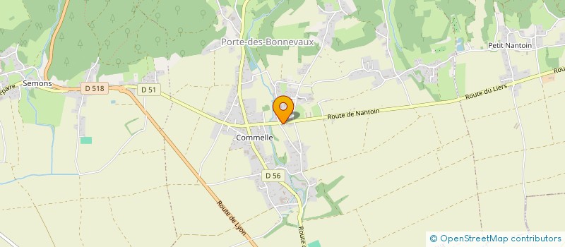 localisation de l'entreprise MADAME LAETITIA CHARPENAY  PORTE-DES-BONNEVAUX