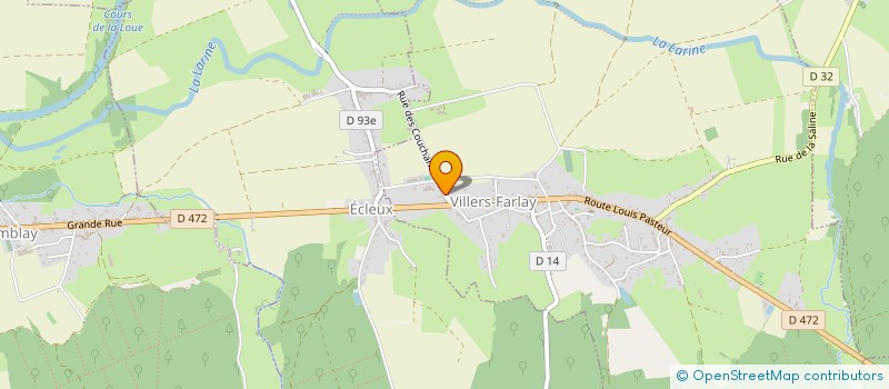 localisation de l'entreprise MADAME LAETITIA CHARPENTIER  VILLERS-FARLAY