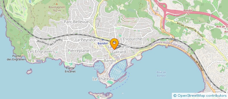 localisation de l'entreprise MADAME LAETITIA CHATILLON à BANDOL