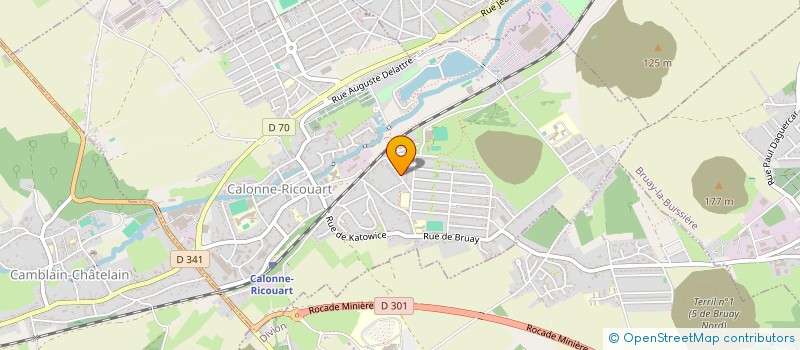 localisation de l'entreprise MADAME LAETITIA CHAUSSIEZ  CALONNE-RICOUART