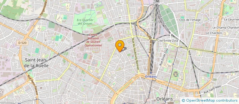 localisation de l'entreprise MADAME LAETITIA CHENEAU  ORLEANS