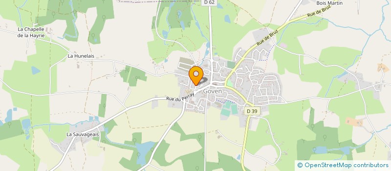 localisation de l'entreprise MADAME LAETITIA CHEREAU  GOVEN