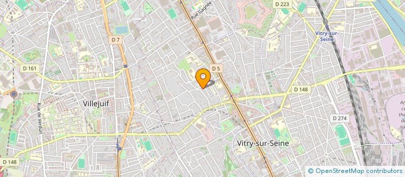 localisation de l'entreprise MADAME LAETITIA CHESNOT  VITRY-SUR-SEINE