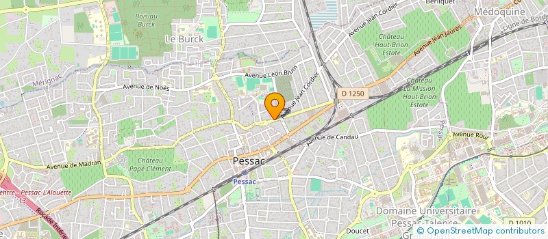 localisation de l'entreprise MADAME LAETITIA CHEVALLIER  PESSAC