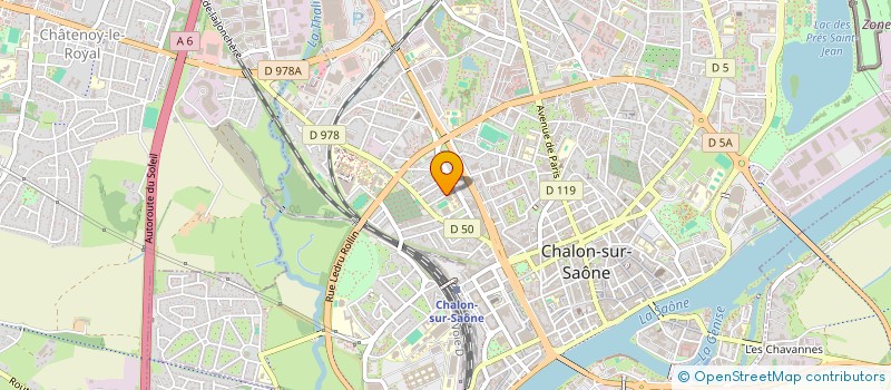localisation de l'entreprise MADAME LAETITIA CHEVILLARD à CHALON-SUR-SAONE