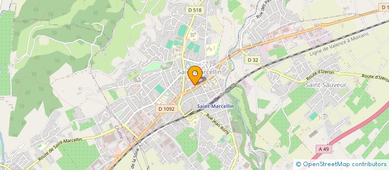 localisation de l'entreprise MADAME LAETITIA CHIROUGE  SAINT-MARCELLIN