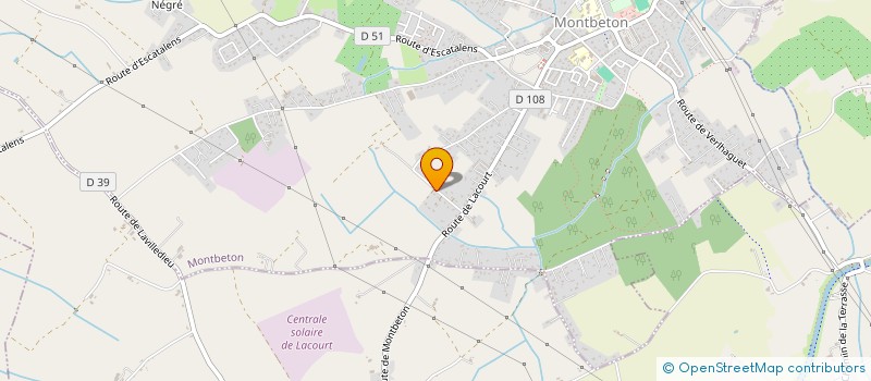 localisation de l'entreprise MADAME LAETITIA CHOISY  MONTBETON