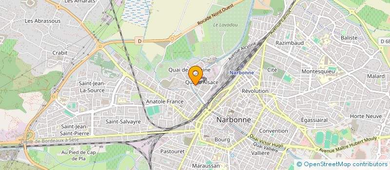 localisation de l'entreprise MADAME LAETITIA CHOPARD  NARBONNE