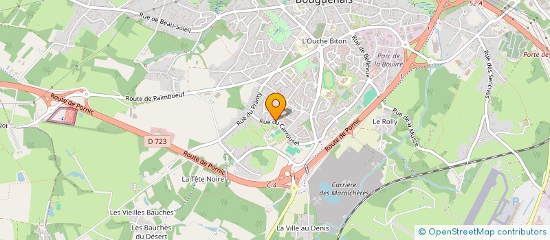 localisation de l'entreprise MADAME LAETITIA CHOQUET à BOUGUENAIS