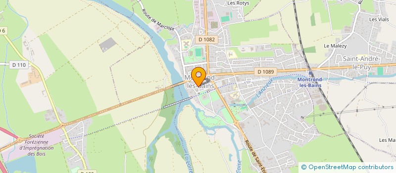localisation de l'entreprise MADAME LAETITIA CHOVELON  MONTROND-LES-BAINS