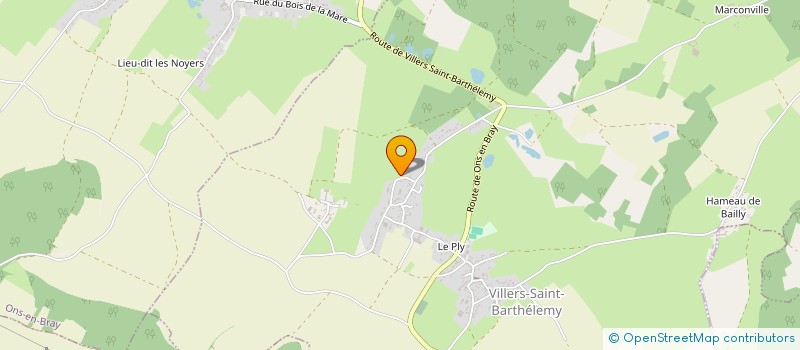 localisation de l'entreprise MADAME LAETITIA CIBLA  VILLERS-SAINT-BARTHELEMY