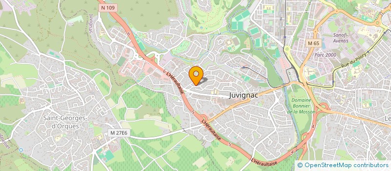 localisation de l'entreprise MADAME LAETITIA CIOTOLI  JUVIGNAC