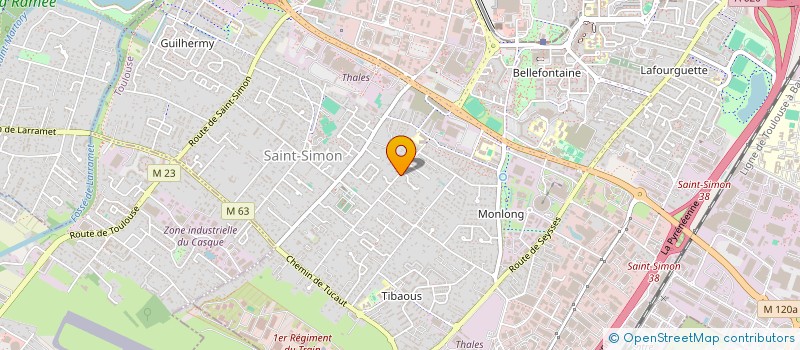 localisation de l'entreprise MADAME LAETITIA CIPRIANI  TOULOUSE