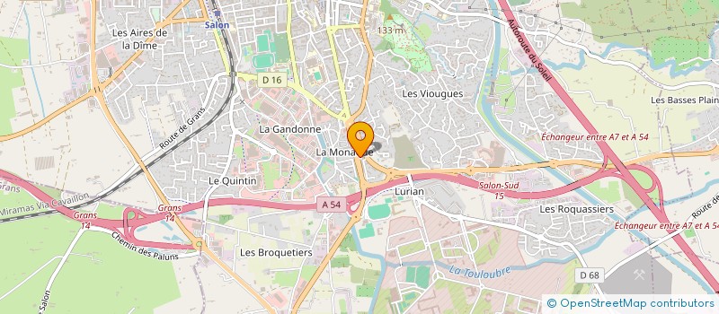localisation de l'entreprise MADAME LAETITIA CLARY à SALON-DE-PROVENCE