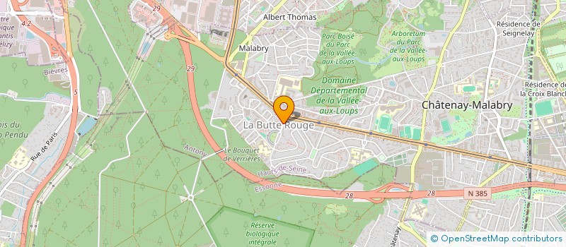 localisation de l'entreprise MADAME LAETITIA CLAVEAU  CHATENAY-MALABRY