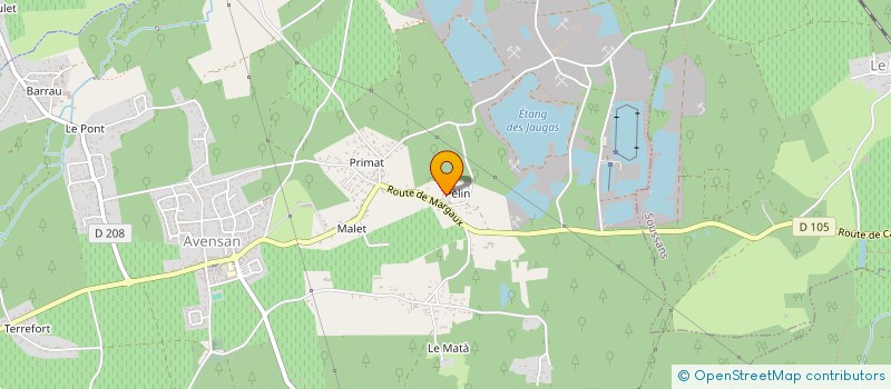 localisation de l'entreprise MADAME LAETITIA CLAVERY  AVENSAN