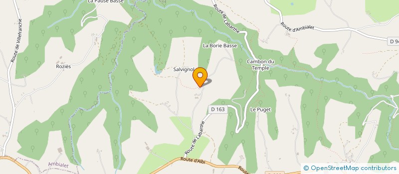 localisation de l'entreprise MADAME LAETITIA COATRIEUX  LE FRAYSSE