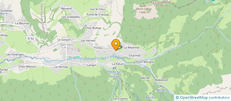 localisation de l'entreprise MADAME LAETITIA COCHET  BERNEX