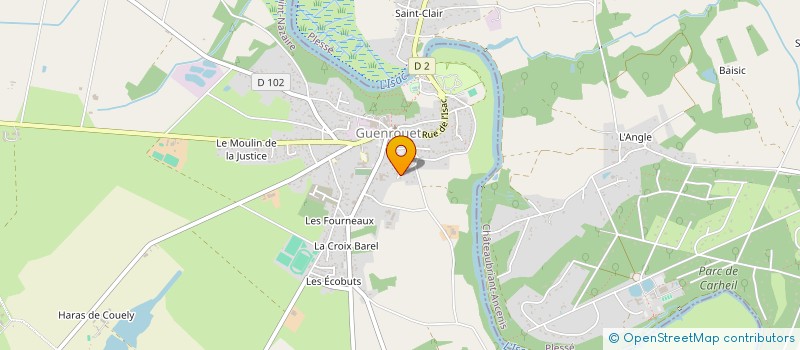 localisation de l'entreprise MADAME LAETITIA COCHIN  GUENROUET