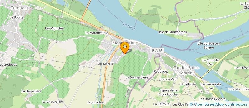 localisation de l'entreprise MADAME LAETITIA COCONNIER  MONTSOREAU