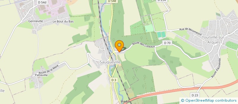 localisation de l'entreprise MADAME LAETITIA COCU  TOURVILLE-SUR-ARQUES