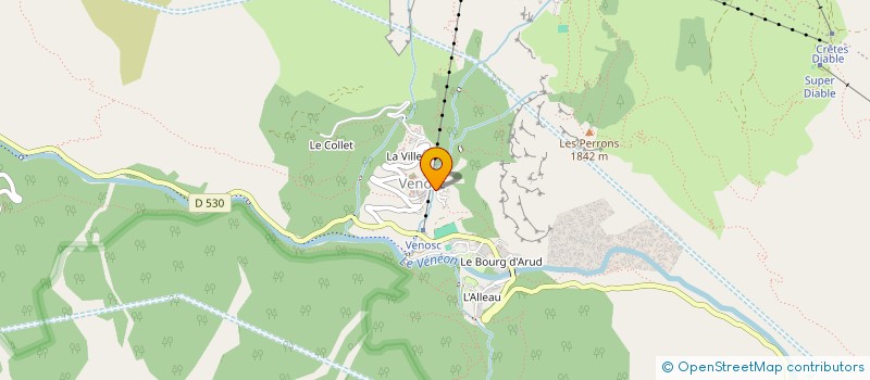 localisation de l'entreprise MADAME LAETITIA COING à LES DEUX ALPES