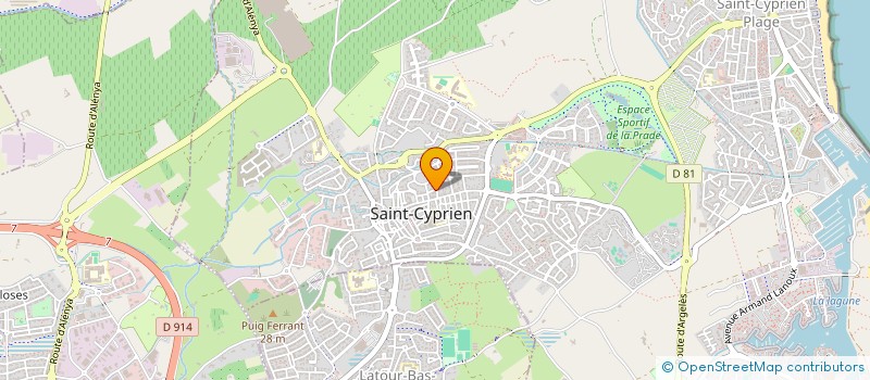 localisation de l'entreprise MADAME LAETITIA COLET  SAINT-CYPRIEN