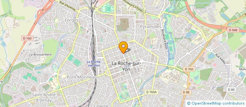 localisation de l'entreprise MADAME LAETITIA COLLEAUX à LA ROCHE-SUR-YON