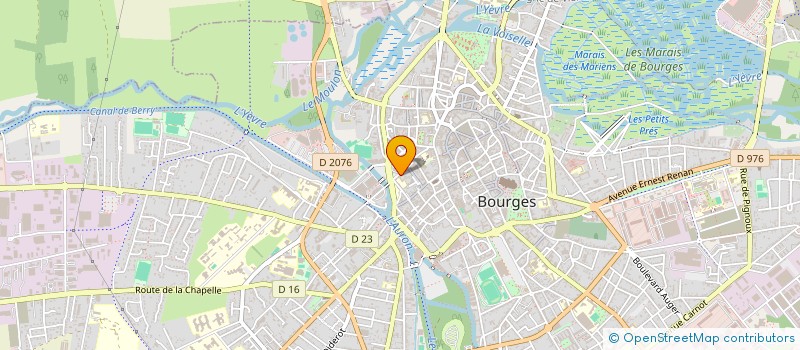 localisation de l'entreprise MADAME LAETITIA COLLONGUES  BOURGES