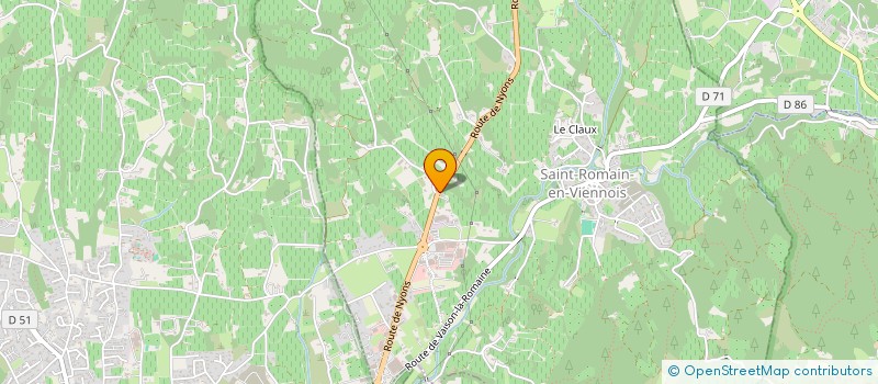 localisation de l'entreprise MADAME LAETITIA COLMARD  SAINT-ROMAIN-EN-VIENNOIS