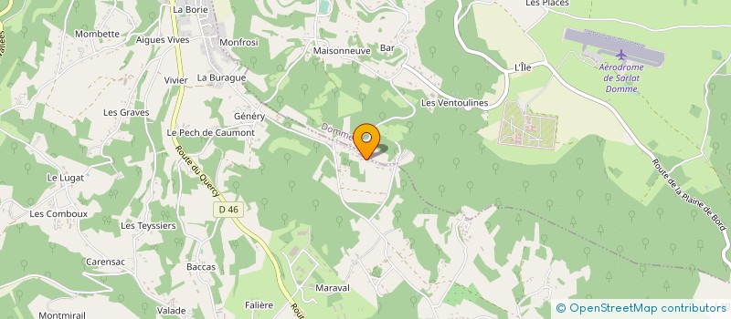 localisation de l'entreprise MADAME LAETITIA COMENT  CENAC ET SAINT JULIEN