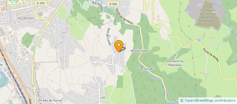 localisation de l'entreprise MADAME LAETITIA COMPAGNON  LE VERNET