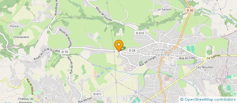 localisation de l'entreprise MADAME LAETITIA COMPTE  GREZIEU-LA-VARENNE