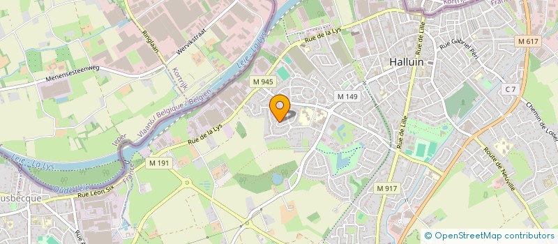 localisation de l'entreprise MADAME LAETITIA CONDOLO  HALLUIN