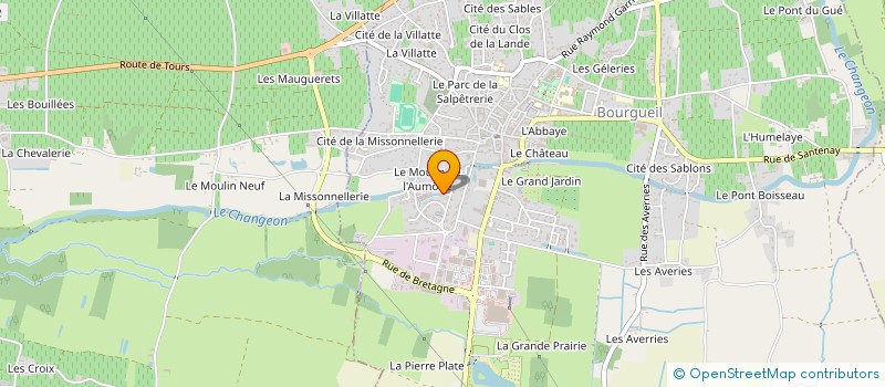 localisation de l'entreprise MADAME LAETITIA CONDOU  BOURGUEIL