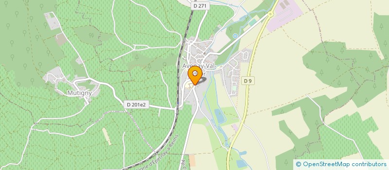 localisation de l'entreprise MADAME LAETITIA CONREUR  AVENAY VAL D'OR