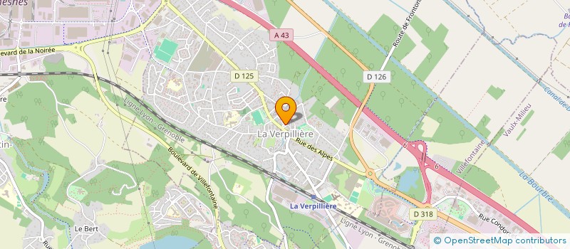 localisation de l'entreprise MADAME LAETITIA CONUS  LA VERPILLIERE