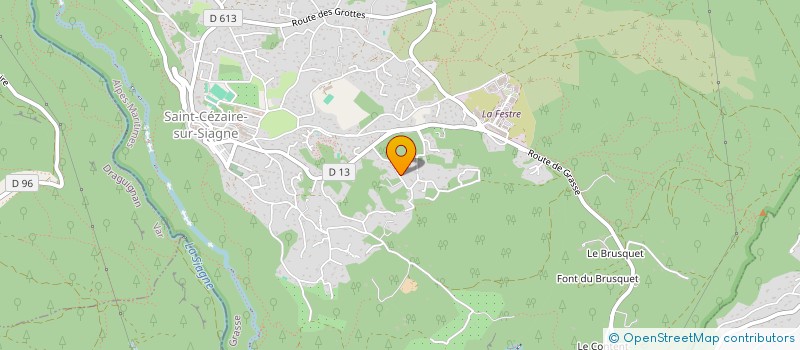 localisation de l'entreprise MADAME LAETITIA COQUE à SAINT-CEZAIRE-SUR-SIAGNE