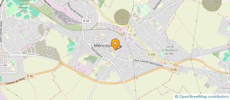 localisation de l'entreprise MADAME LAETITIA COQUETTE  MERICOURT