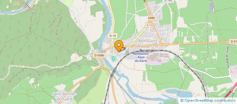 localisation de l'entreprise MADAME LAETITIA CORBINEAU  REMOULINS