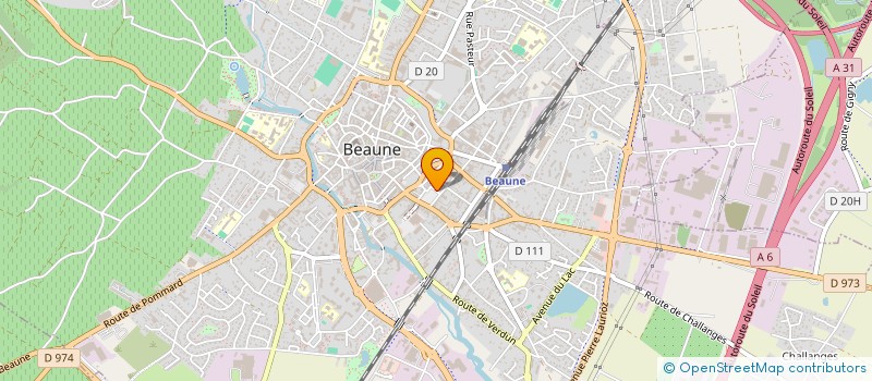 localisation de l'entreprise MADAME LAETITIA CORDIER à BEAUNE