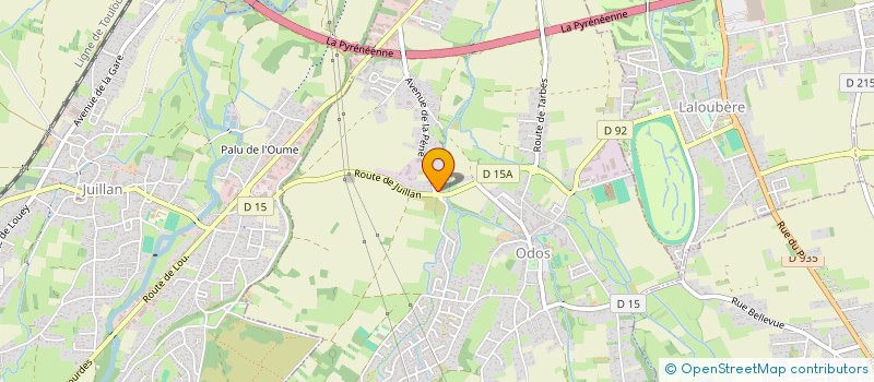 localisation de l'entreprise MADAME LAETITIA CORREGE ORUS  ODOS