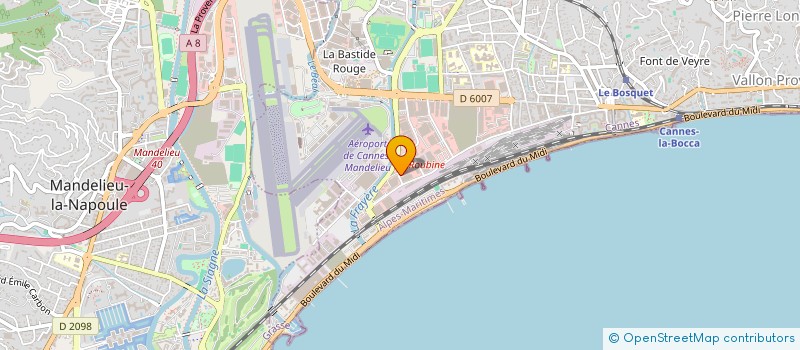 localisation de l'entreprise MADAME LAETITIA CORREIA à CANNES
