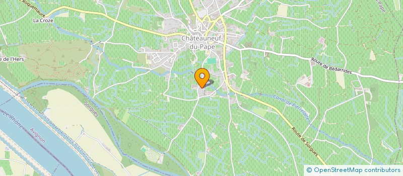 localisation de l'entreprise MADAME LAETITIA CORTES  CHATEAUNEUF-DU-PAPE