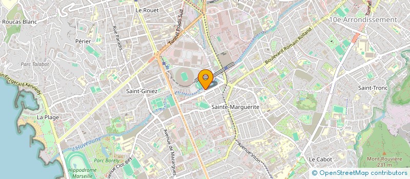 localisation de l'entreprise MADAME LAETITIA COSTAMAGNO à MARSEILLE